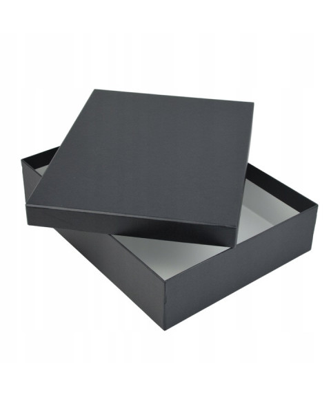 Pudełko na prezent - 32x25x5cm - czarne